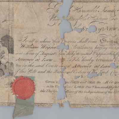 William Wigram Law License