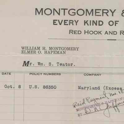 Montgomery & Hapeman receipts