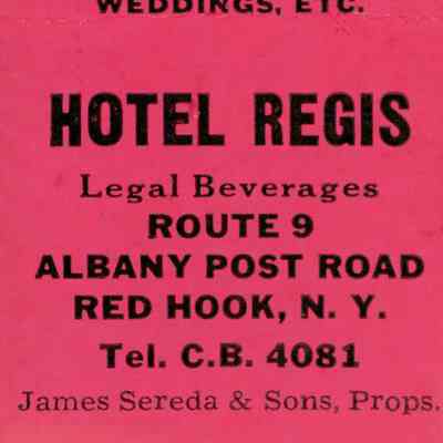 Matchbook - Hotel Regis