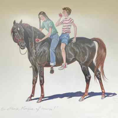 "Youth on a Horse, Morgan, of course!"