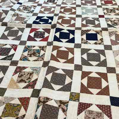 Ruth Eliza (Monfort) Teator Quilt, 1840s-50s