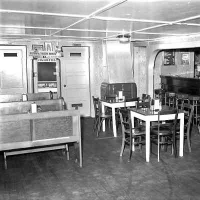 Kay's Brau House Interior Rt 9G Tivoli 1958