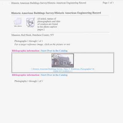 HABS Historic American Engineering Record