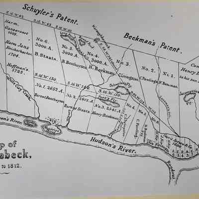 Map of Rhinebeck, prior to 1812