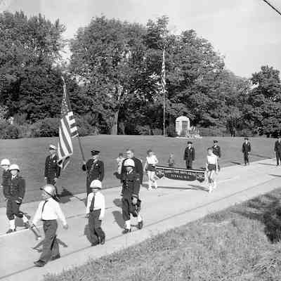 Tivoli parade on Labor Day, 1956