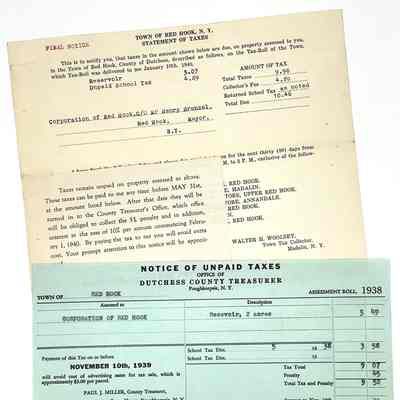 Delinquent Tax Notices - Town of Red Hook - Dutchess County