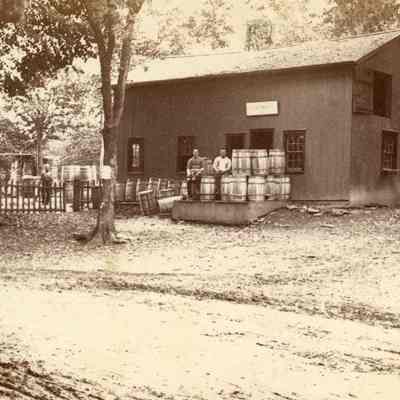 Snyder's and Lown's Cooper Shop, Barrytown 1888