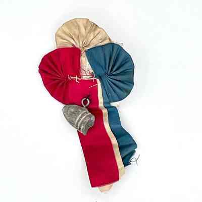 Ribbon with bullet attached