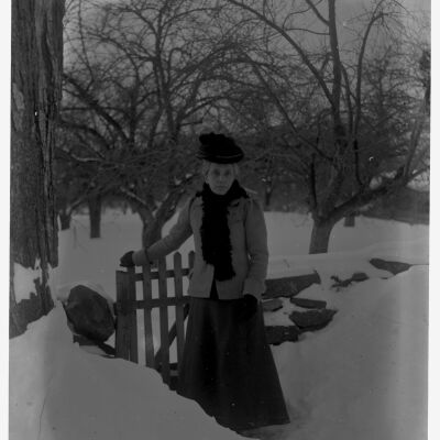 Nena Teator in snow
