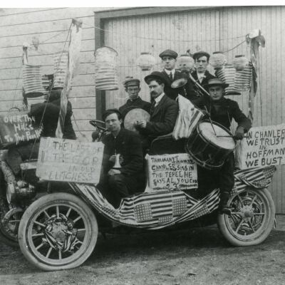 Robert Chanler's 1906 election wagon