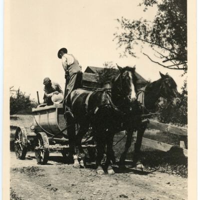Loading mixture at bridge 1916 WST