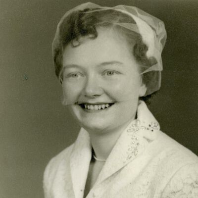 Margaret (Riddleburgh) Doty Wedding portrait