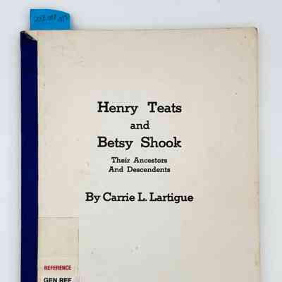 Henry Teats and Betsy Shook