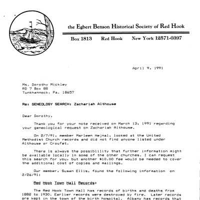 Althouse Family Research
