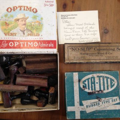 Type set stamps