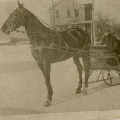 Robert Fulton with Horse and Sleigh