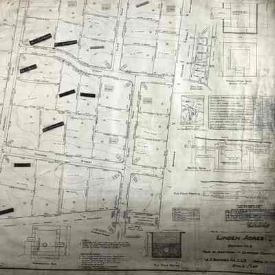 1958-1959 Survey Maps of Linden Acres