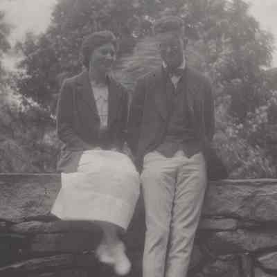 G. Gordon and Fay Mead at Lake Waramaug