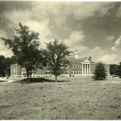 Red Hook Central School soon after construction