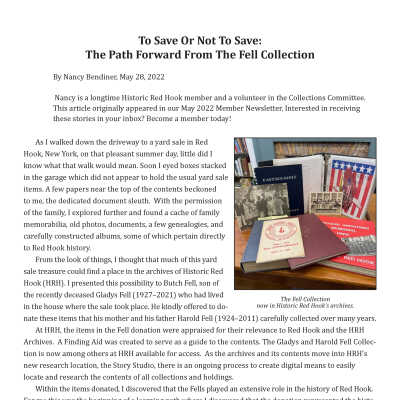 Blog Post: To Save Or Not To Save: The Path Forward From The Fell Collection
