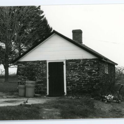 Upper Red Hook Teator Farm, stone summer kitchen