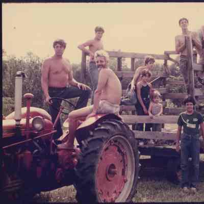 Klose Family haying, June 1981