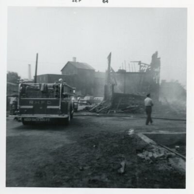 Scheffler Lumber Company fire, 1964