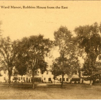 Robbins House from the East, Ward Manor