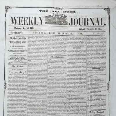The Red Hook Weekly Journal (1859-1863)