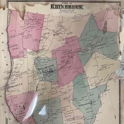 1867 F. W. Beers Map - Town of Rhinebeck, Plate #55