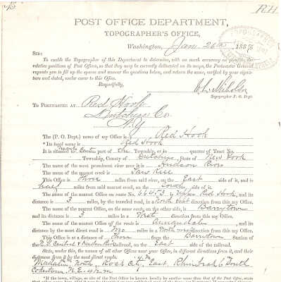 Red Hook NY Post Office Topographic Information Request
