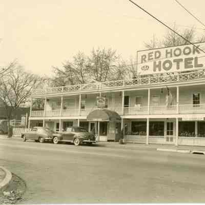 Red Hook Hotel exterior, c 1949