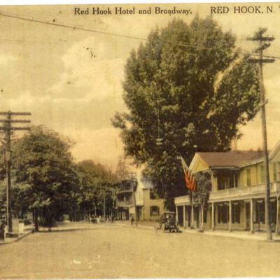 Red Hook Hotel and South Broadway, c 1919