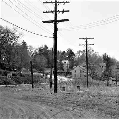 Site of former Tivoli Railroad station, 1974