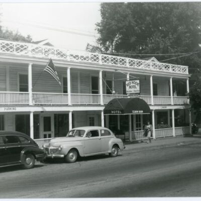 Red Hook Hotel exterior, late 1940s