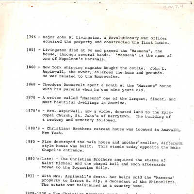 Massena Owners 1796-1930