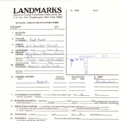 62 Garden St. (1975 Survey)