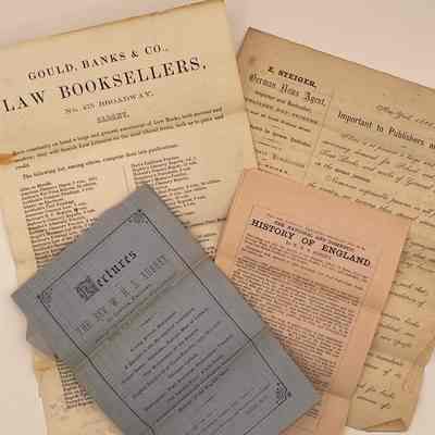 Lecture advertisements, Book Lists