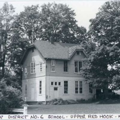 Former District # 6 school building in Upper Red Hook, 1982