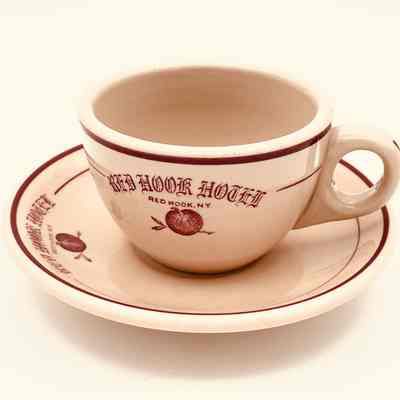 Red Hook Hotel china cup and saucer
