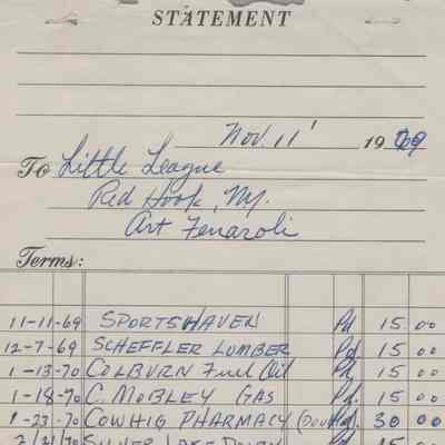 List of Little League Advertisers 1970, 1971