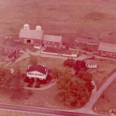Aerial view of Irving Fraleigh Farm