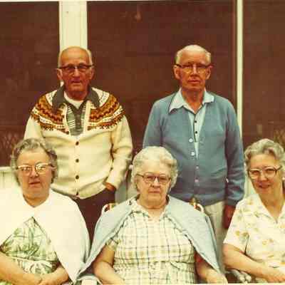 Roland Brenzel, Raymond Brenzel, Marguerite Smith, Mildred Doyle, Mary Clum,