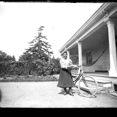 Lena and Wheel Aug. 1899