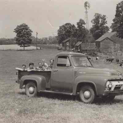 Teator Family in New Ford Truck
