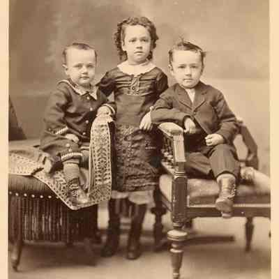 Willard, Mary and Hervey Kilmer as children
