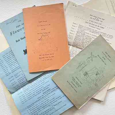 RH Garden Club Flower Show Booklets