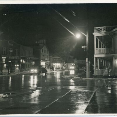 South Broadway at night, c1939