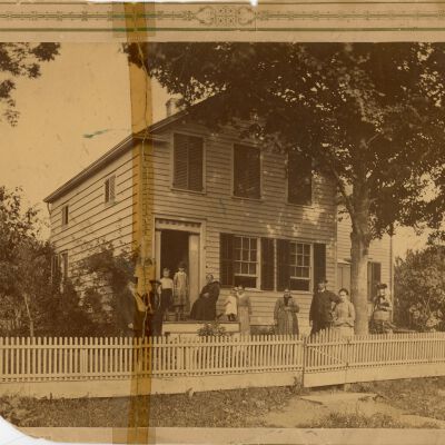 Group family photo, Norcutt, Martin, Longbotham, Boutin, circa 1870