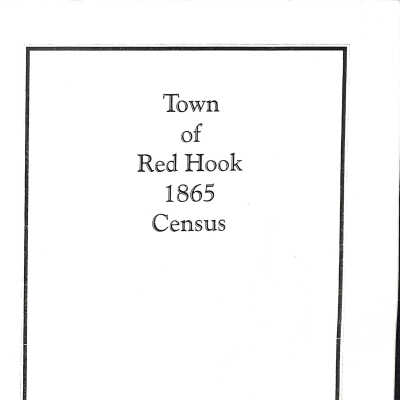 Town of Red Hook 1865 Census
